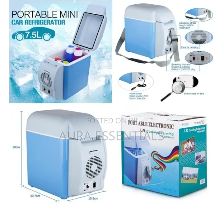 Portable Electronic Cooling Warming 2 in 1 Car Refrigerator