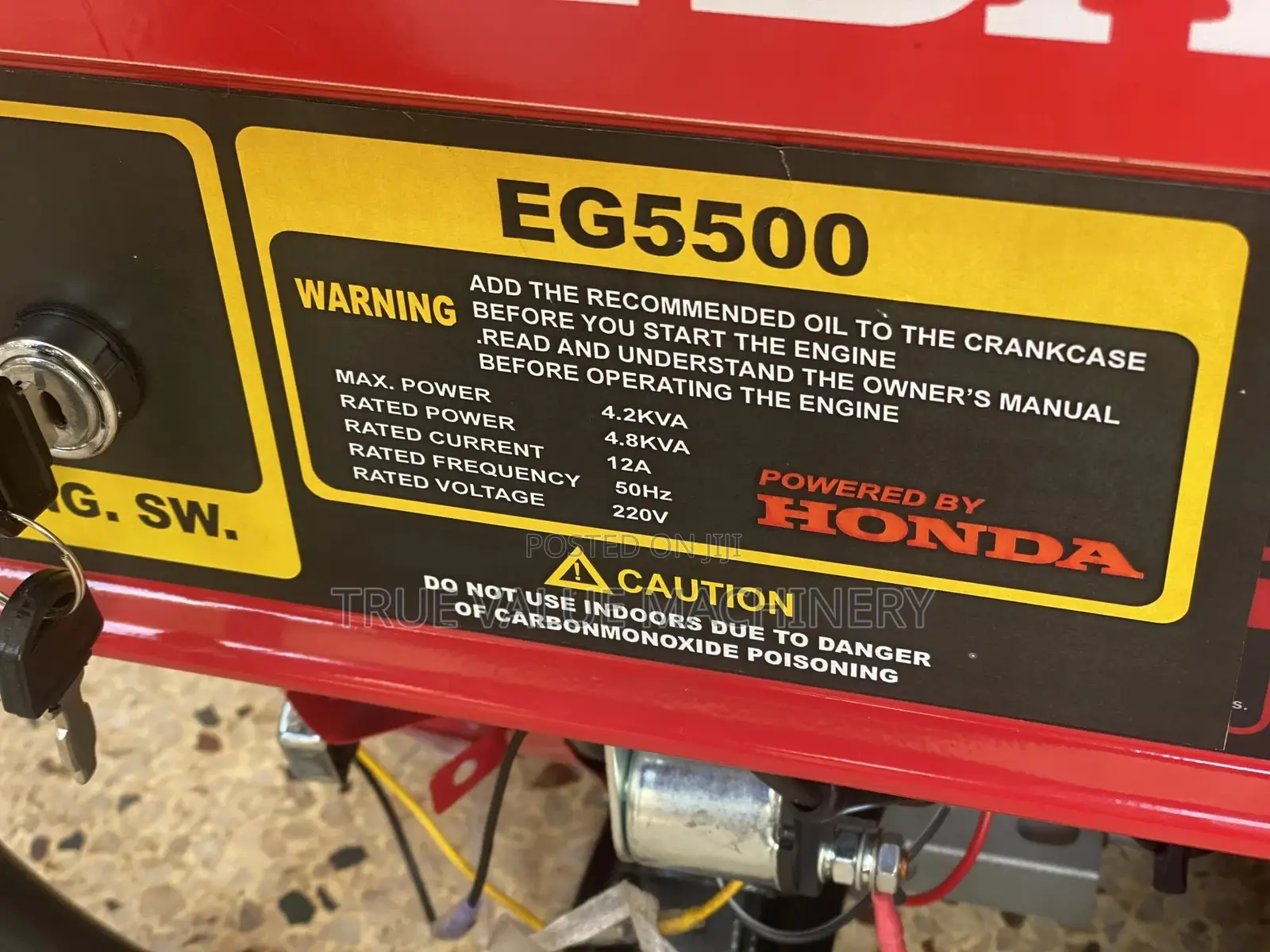Honda Generator 4 Kva
