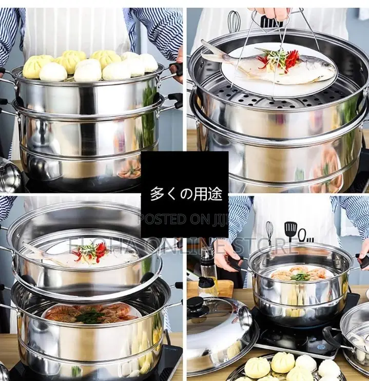 3 Layers Steaming Pot