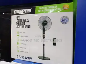 Geepas Stand Fans With a Remote
