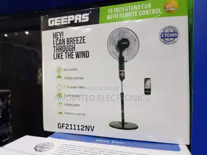 Geepas Stand Fans With a Remote