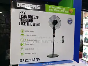 Geepas Stand Fans With a Remote