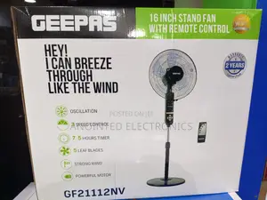 Geepas Stand Fans With a Remote