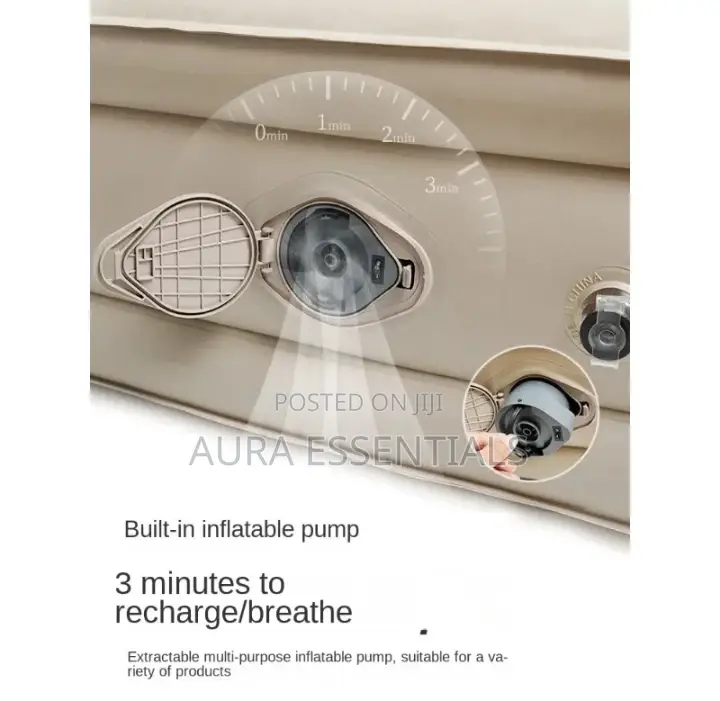 Built-in-Air Pump Automatic Inflatable Air Cushion Bed