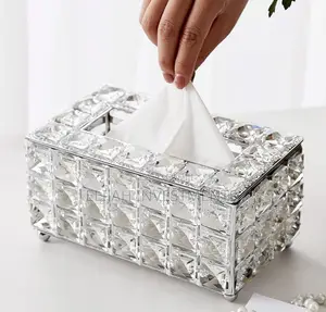 Modern Crystal Napkin/Tissue Holder