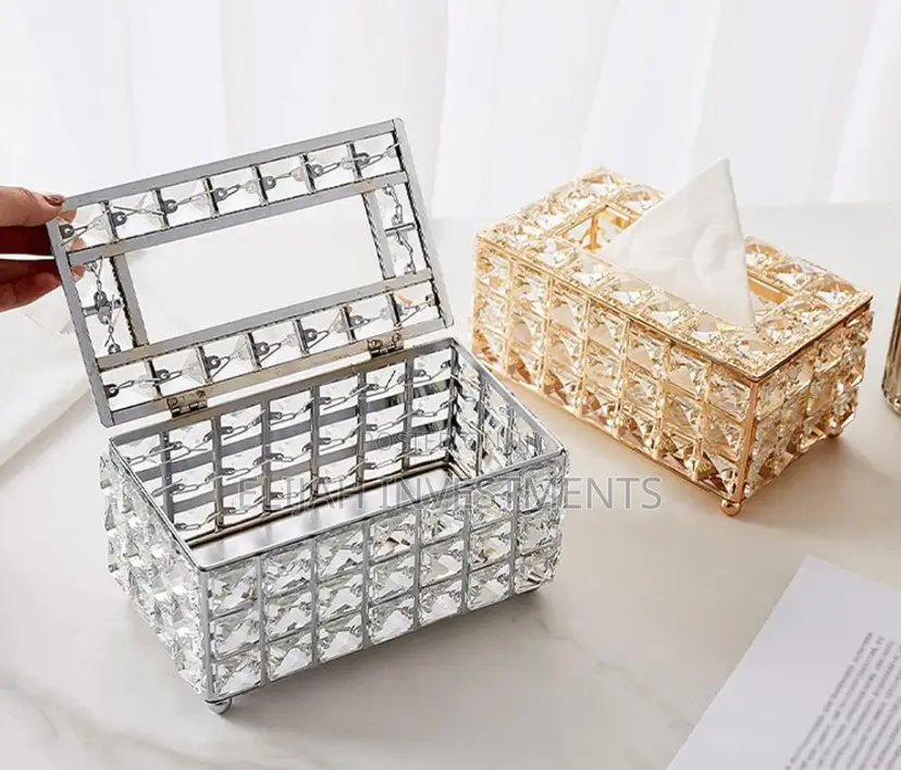 Modern Crystal Napkin/Tissue Holder