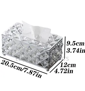 Modern Crystal Napkin/Tissue Holder