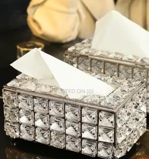 Modern Crystal Napkin/Tissue Holder