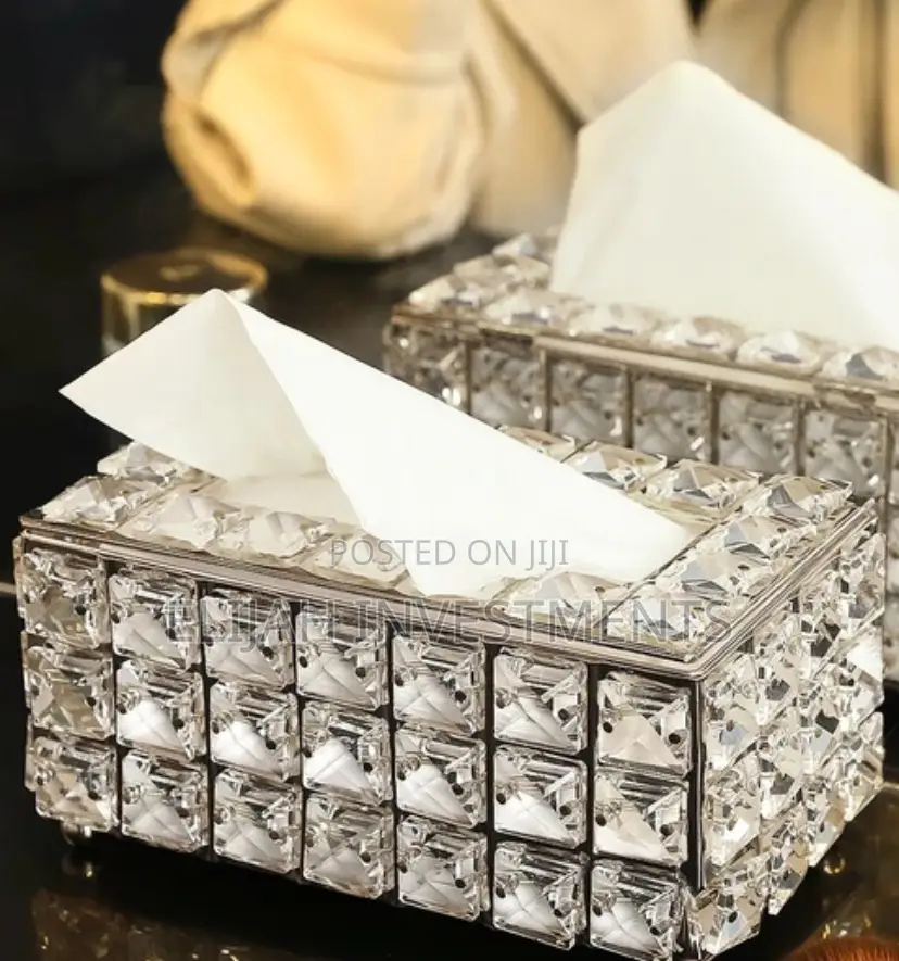 Modern Crystal Napkin/Tissue Holder