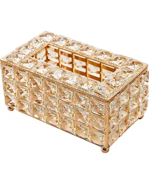 Modern Crystal Napkin/Tissue Holder