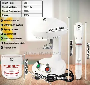 Nano Ionic Facial Steamer and Deep Facial Cleaner