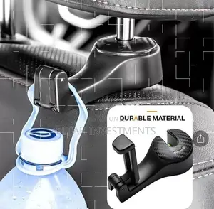2in1 Car Headrest Hidden Hook