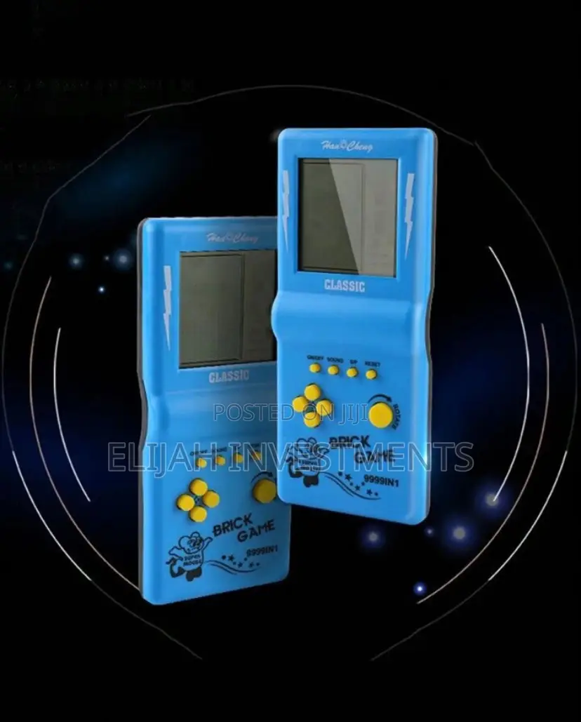 1pc Classic Handheld Brick Game for Kids