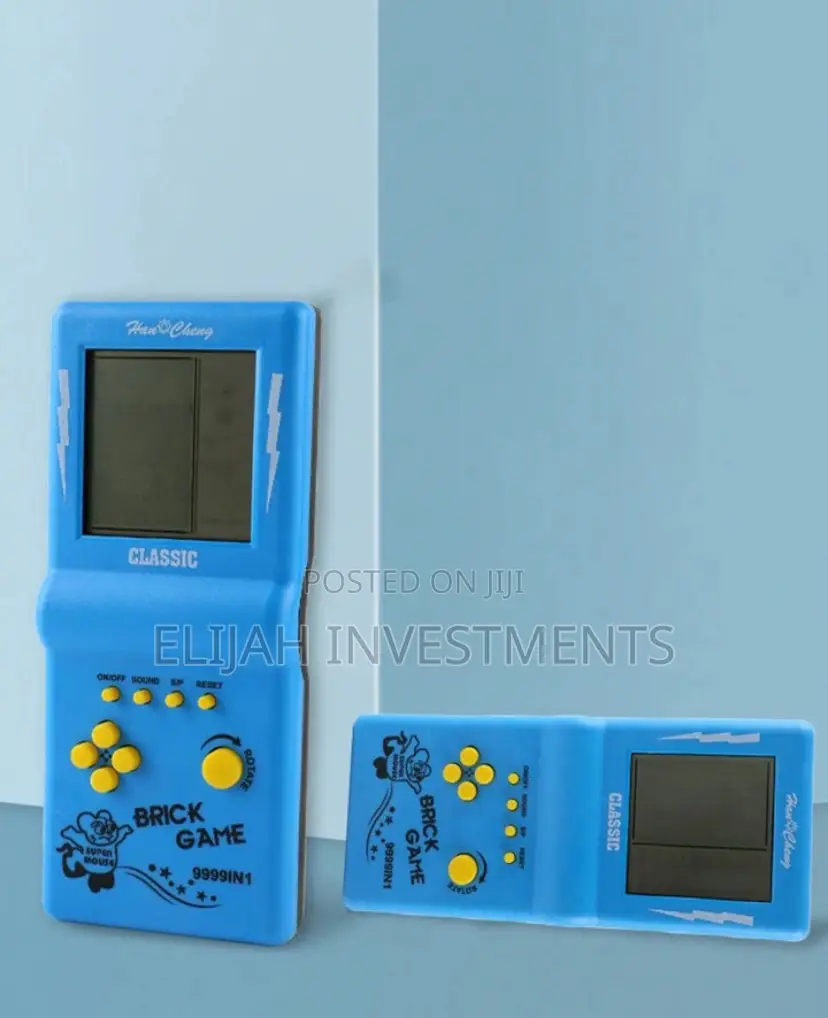 1pc Classic Handheld Brick Game for Kids