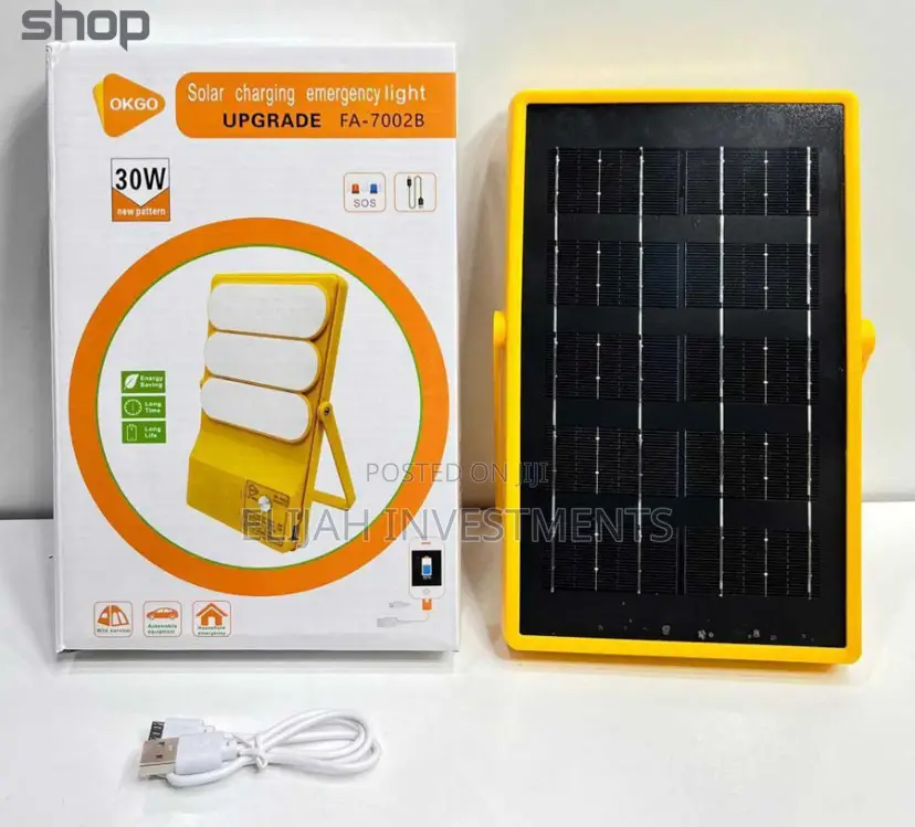 3 Solar Charging Emergency Light