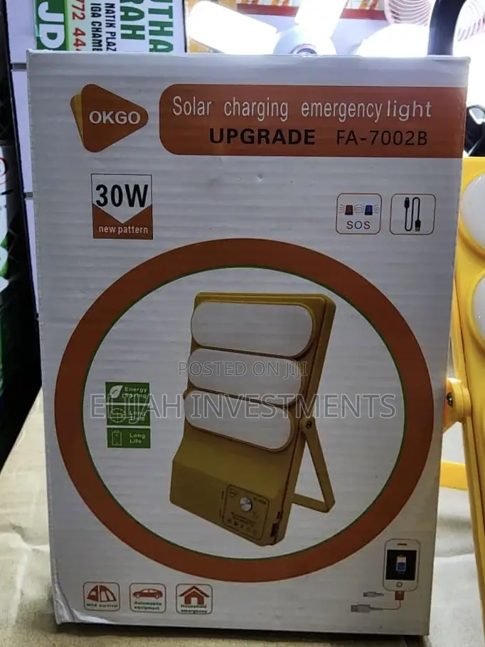 3 Solar Charging Emergency Light