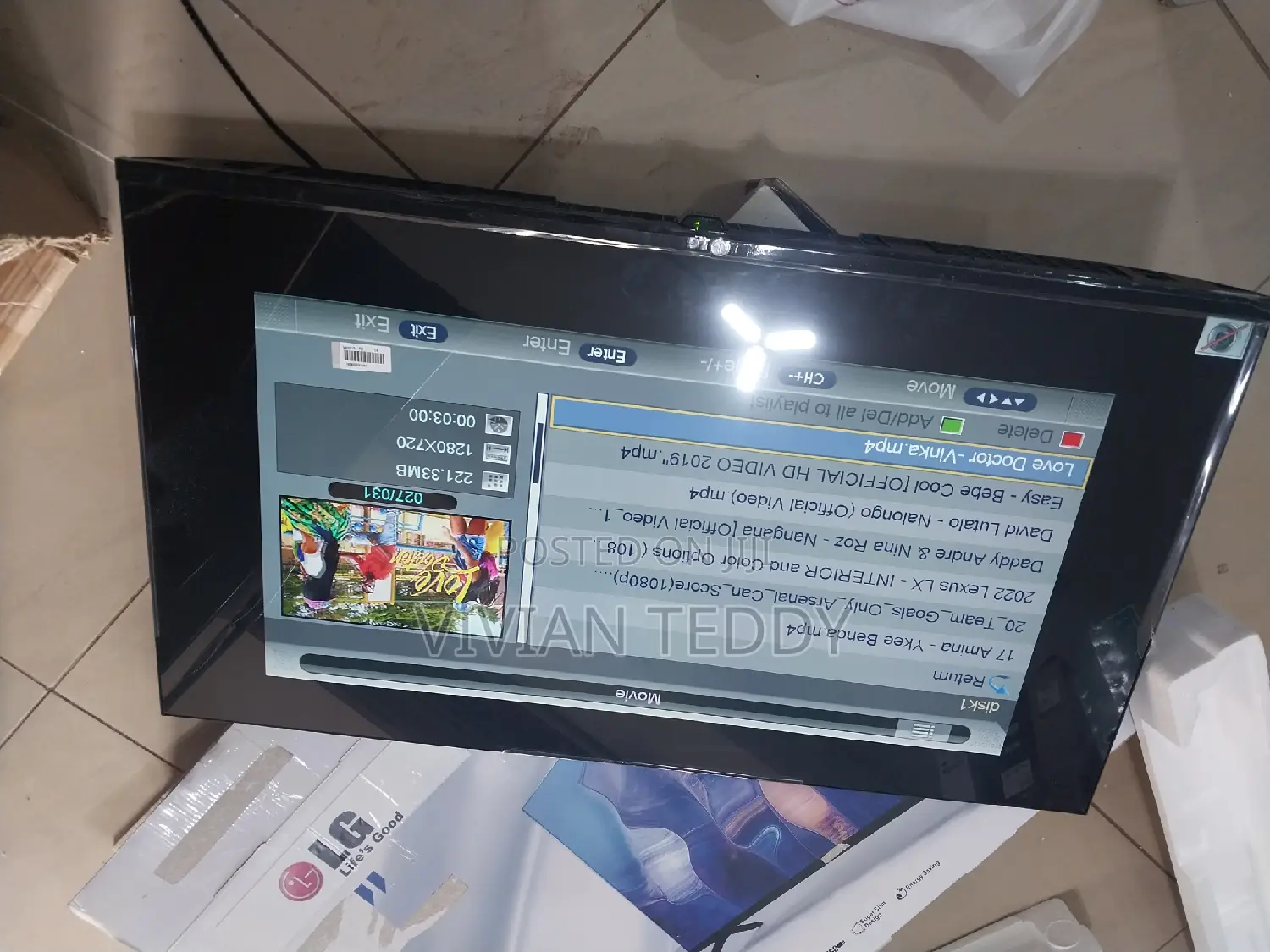Superslim Lg TV Flat Screen 43 Lg Digitalized