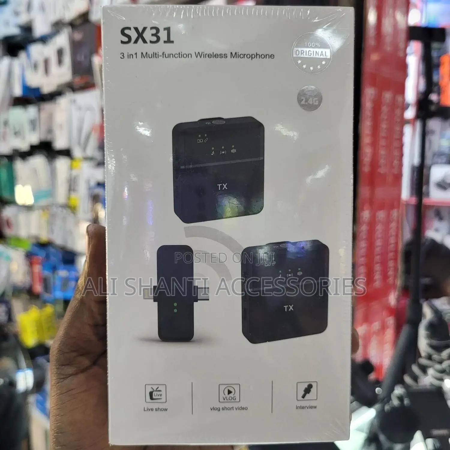 3 in 1 Multifunction Wireless Microphone