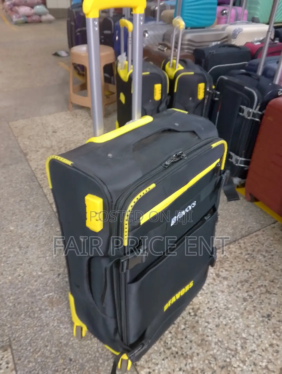Classy VIP Plastic Suitcases. Large.( Pink)