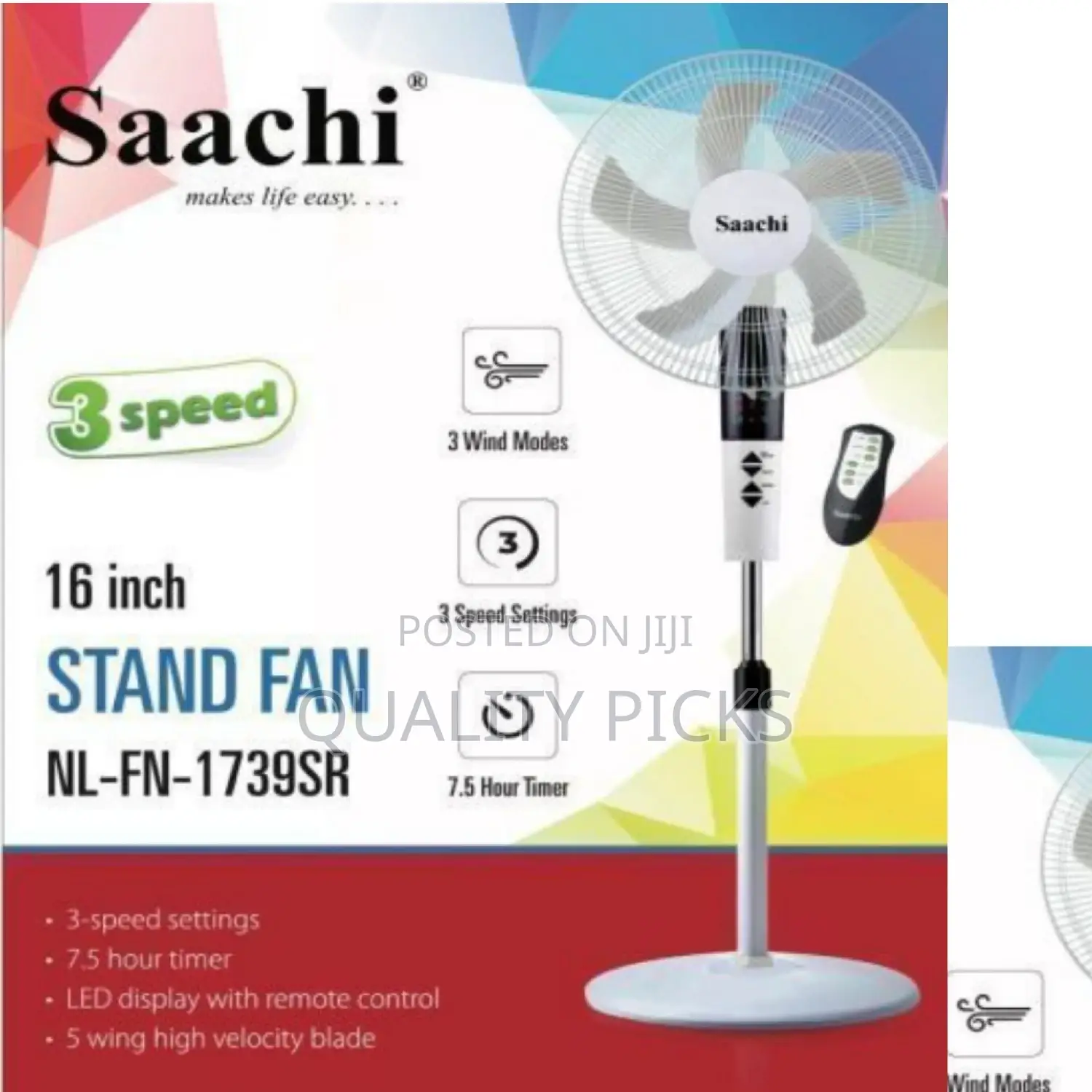 Electric Brand Saachi Fan