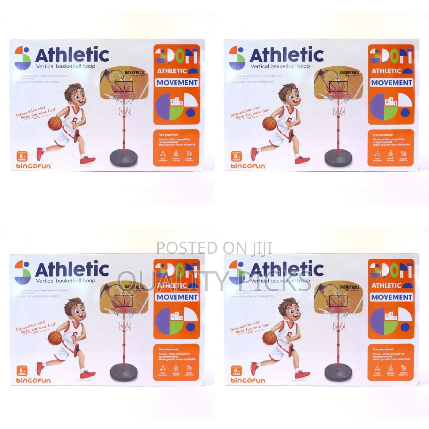 Adjustable Kids Basketball Hoop