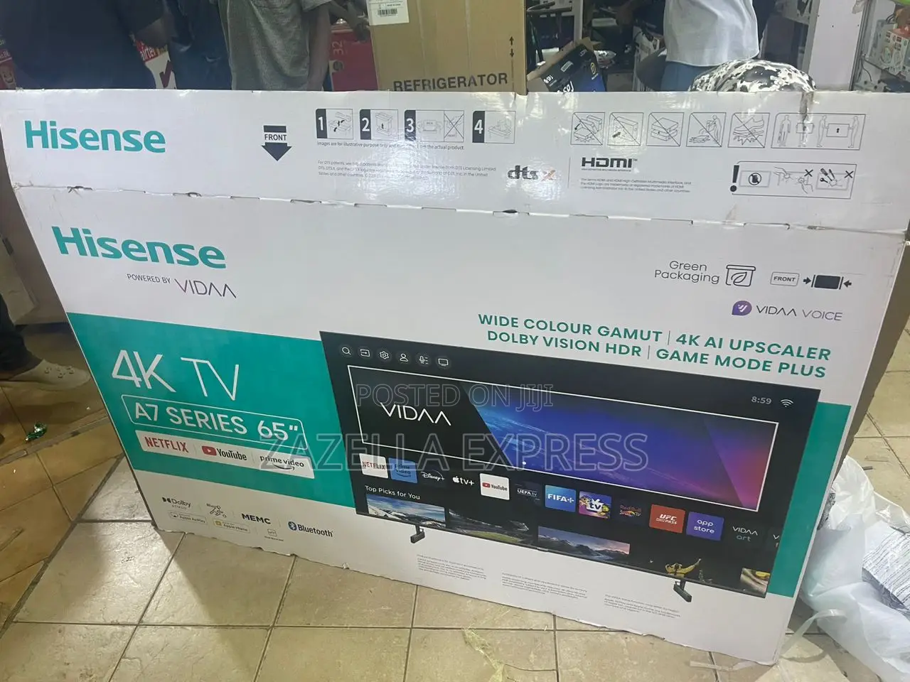 Hisense 65 Inch 65a6q Led Tv Smart4k Digital