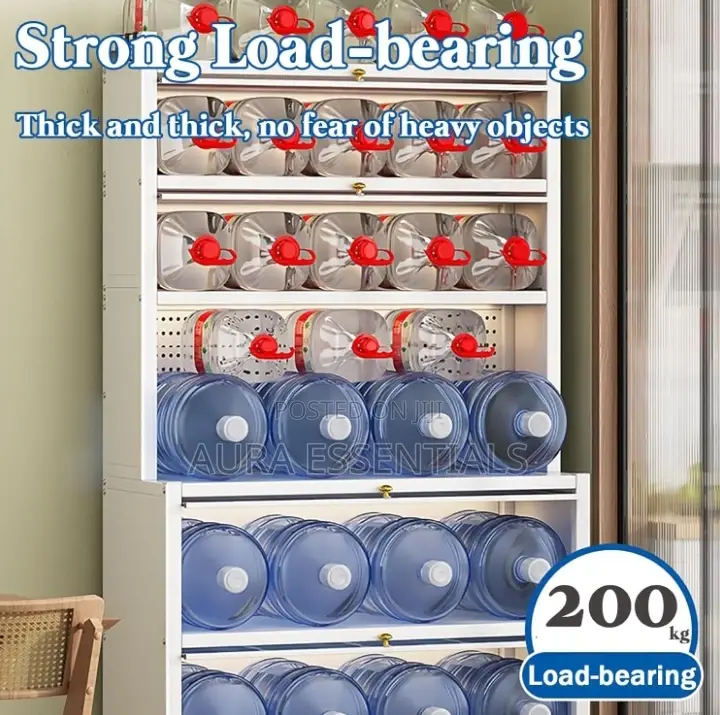 Kitchen Baker's Rack With Cabinet (6 Tiers)