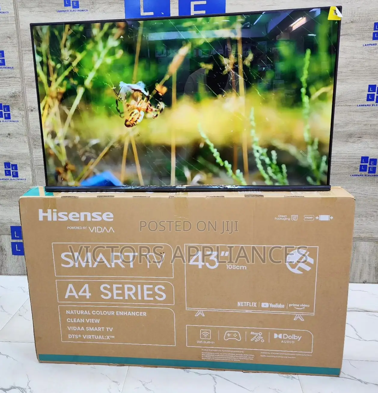 Hisense 43inch Frameless Digital Smart Tv