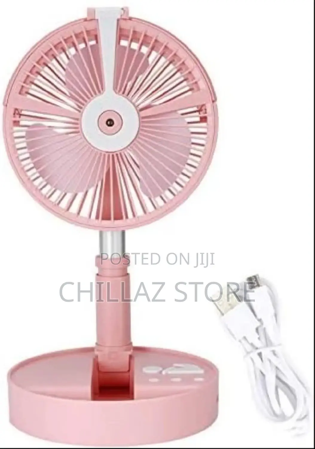 Wireless Portable FUSB Rechargeable Telescopic Remote Fan-