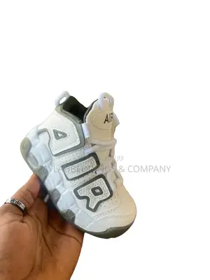 Photo - Kid's Nike Air More Uptempo White Black