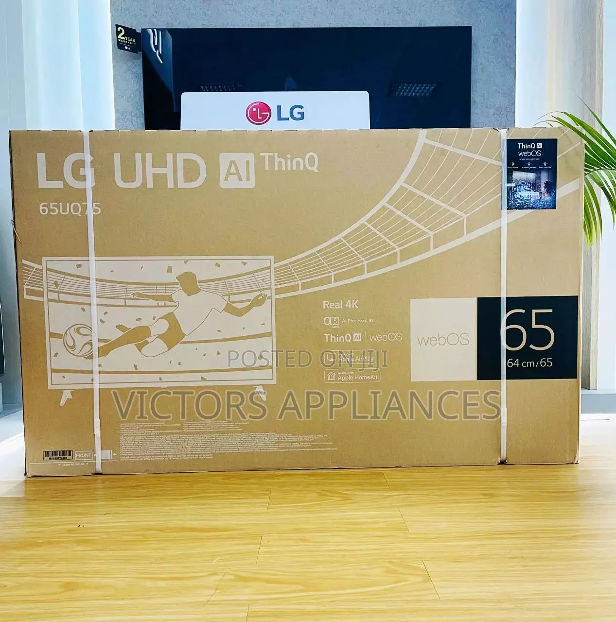LG 65inches Uhd Smart TV Thinq Ai
