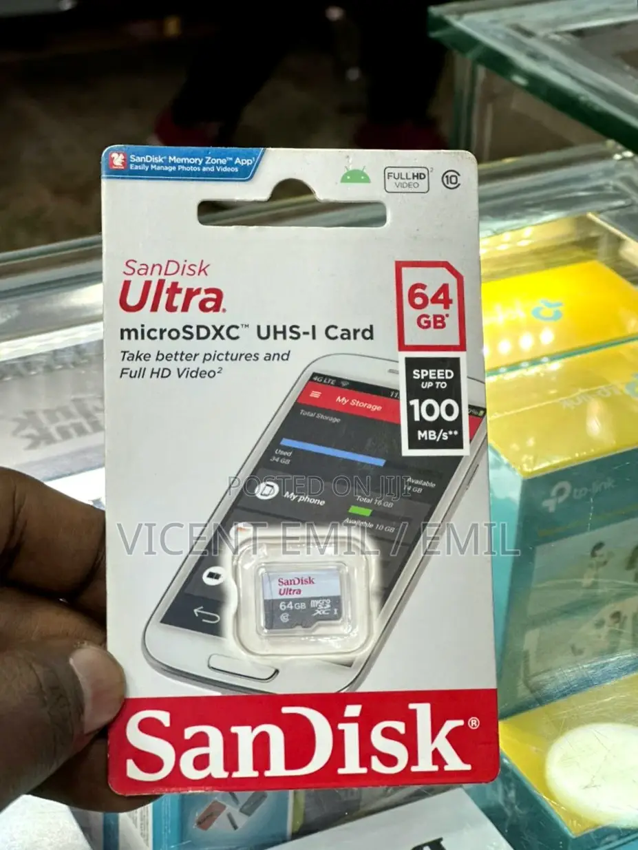 Sandisk Ultra Memory Card 64GB UHS-I Card