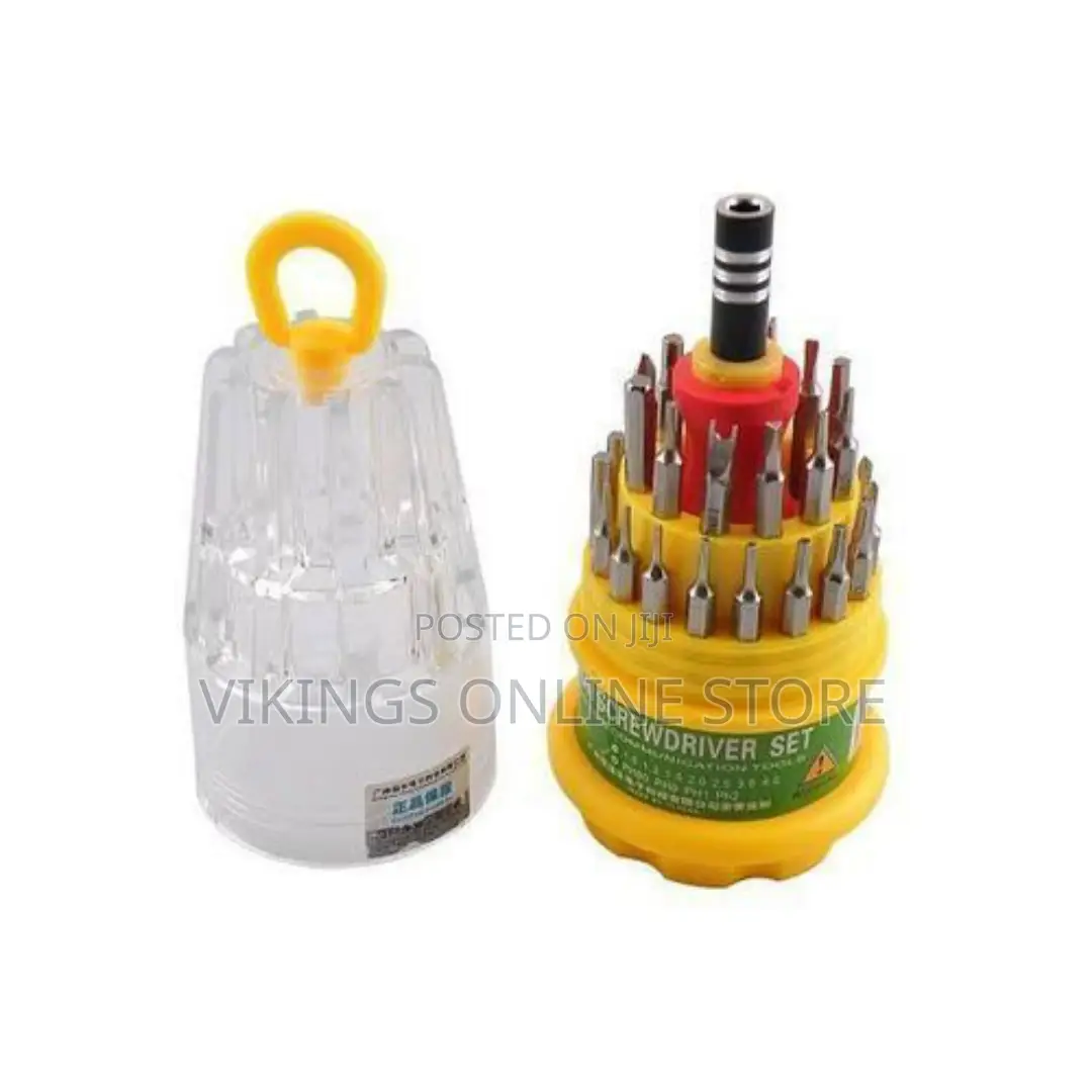 31in 1 Home Screwdriver Set - Yellow