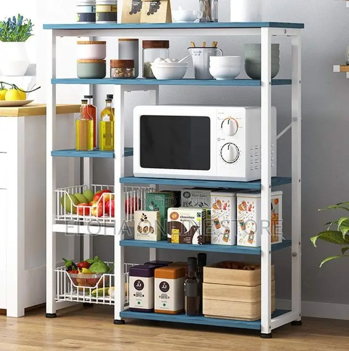 4/5 Tier Multifunctional Microwave Kitchen Stand