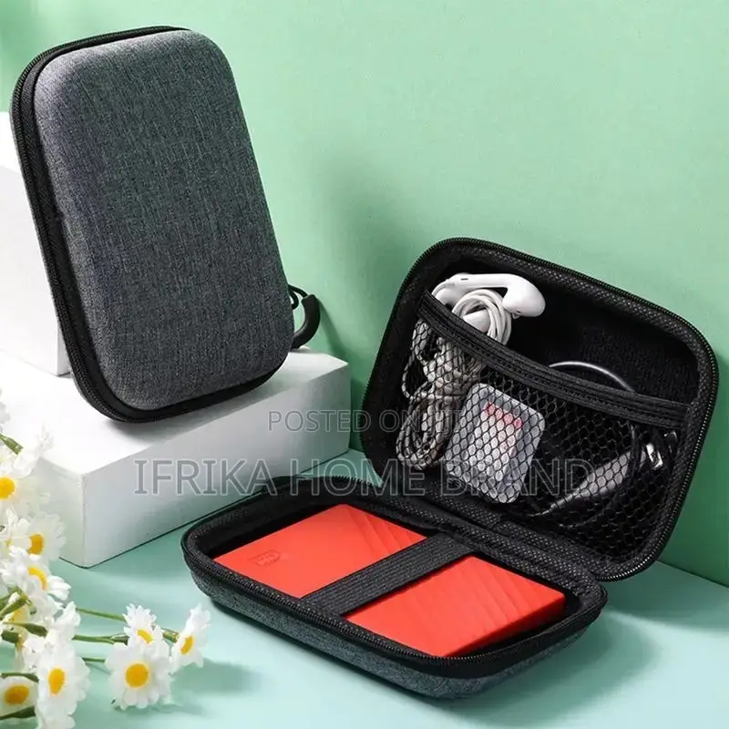 External Hard Disk Storage Bag Headphone Storage Case