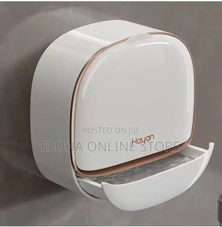 Wall-Mounted Drain Soap Box With Flip Lid
