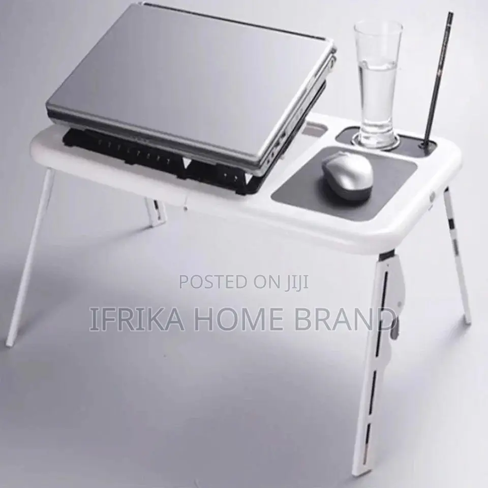 Foldable Laptop Stand Adjustable Computer Table Stand With Fan