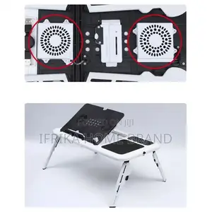 Foldable Laptop Stand Adjustable Computer Table Stand With Fan