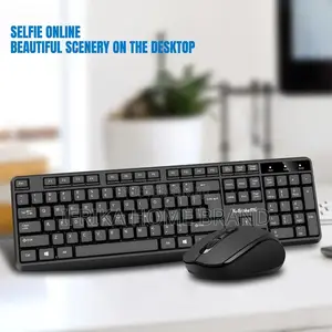 USB Wireless Keyboard and Mouse Combo Full-Sized 2.4ghz