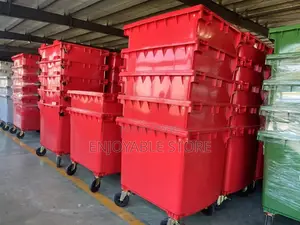 Plastic Dust Bins Heavy Duty 660ltrs