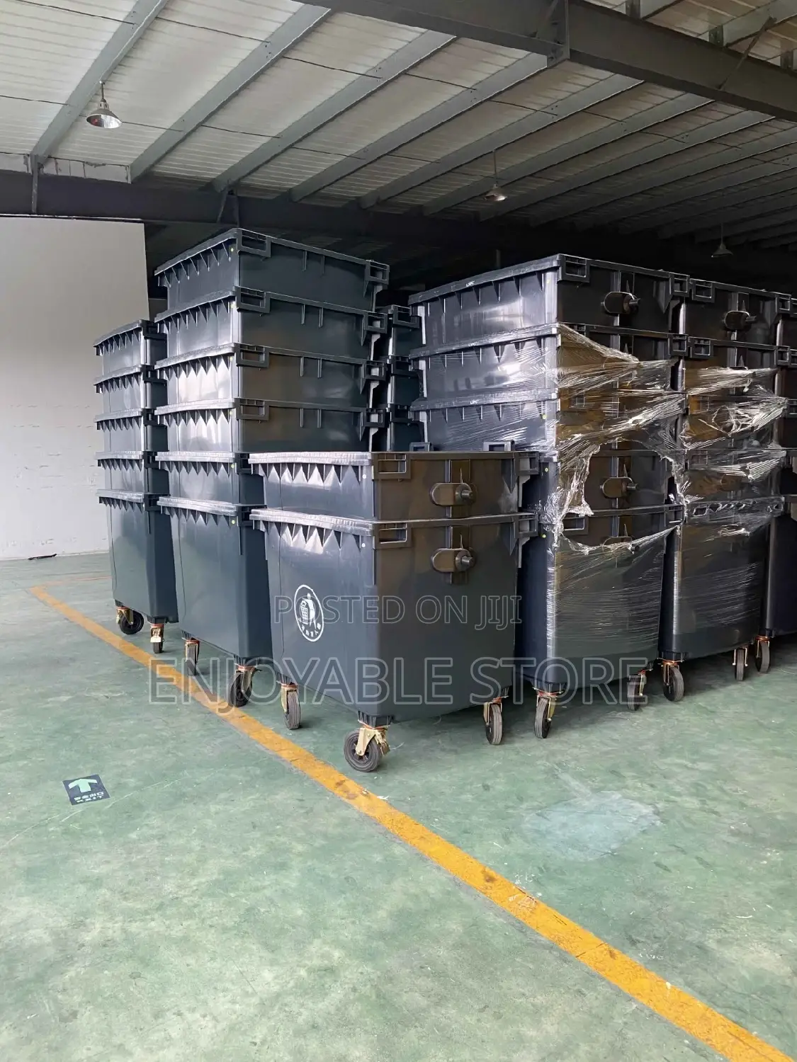 Plastic Waste Bins 660ltrs