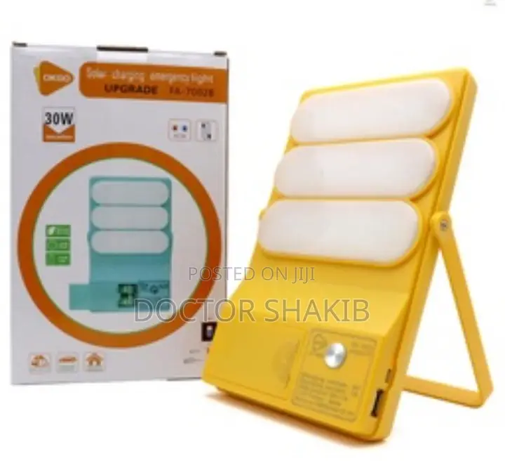 Portable Rechargeable Okgo Solar Charging Emergency Light