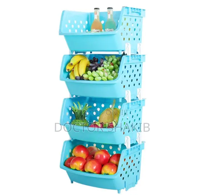 Multifunctional Stackable Household Fruit Storage Basket