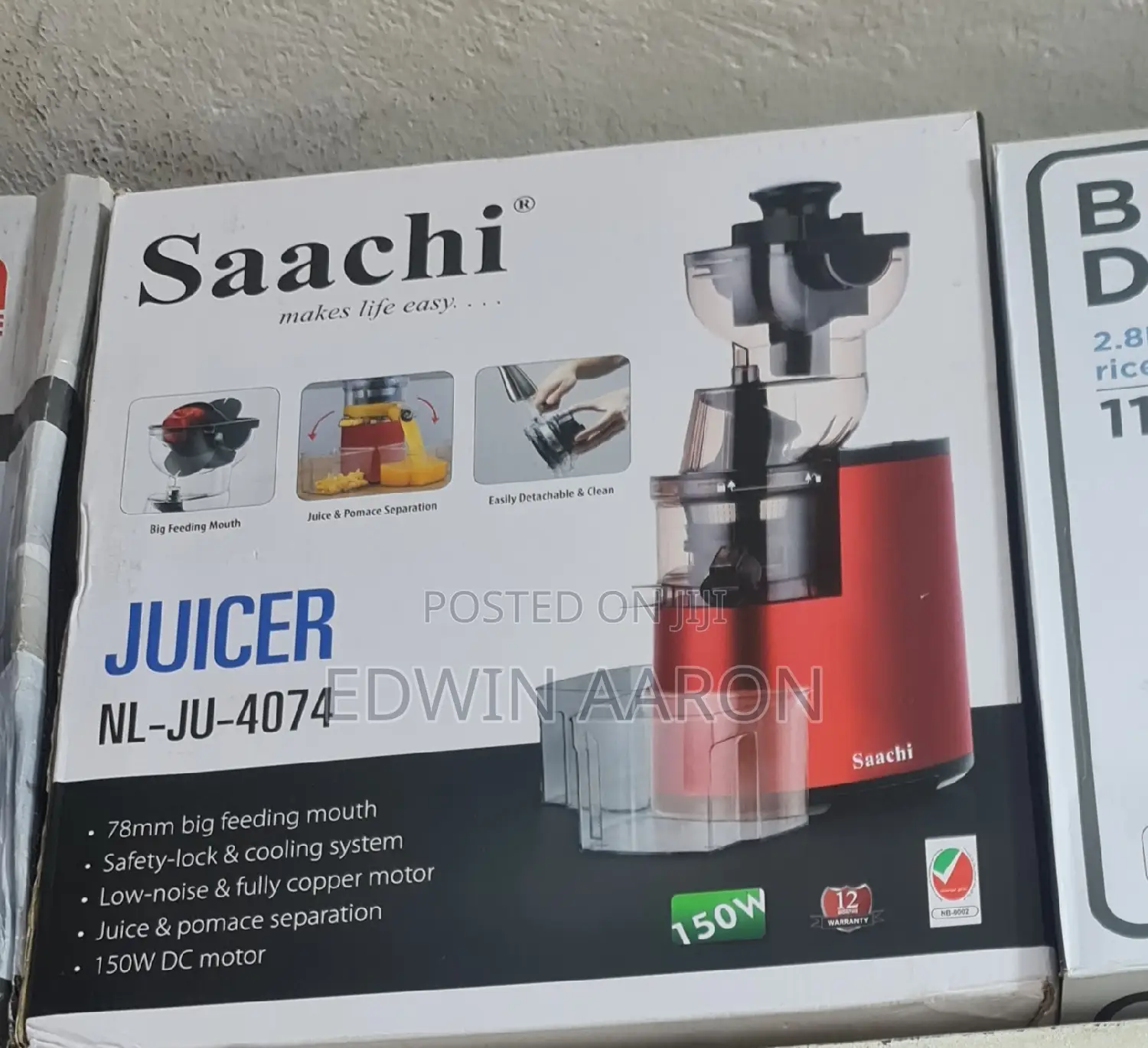 Saachi Slow Juicer