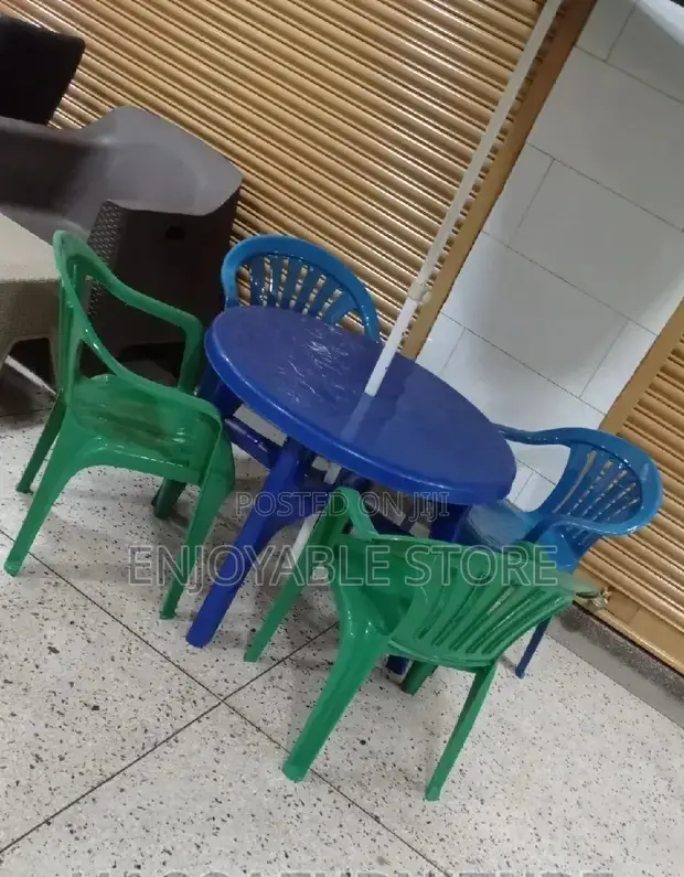 Bar and Restaurant Plastic Chairs and Table