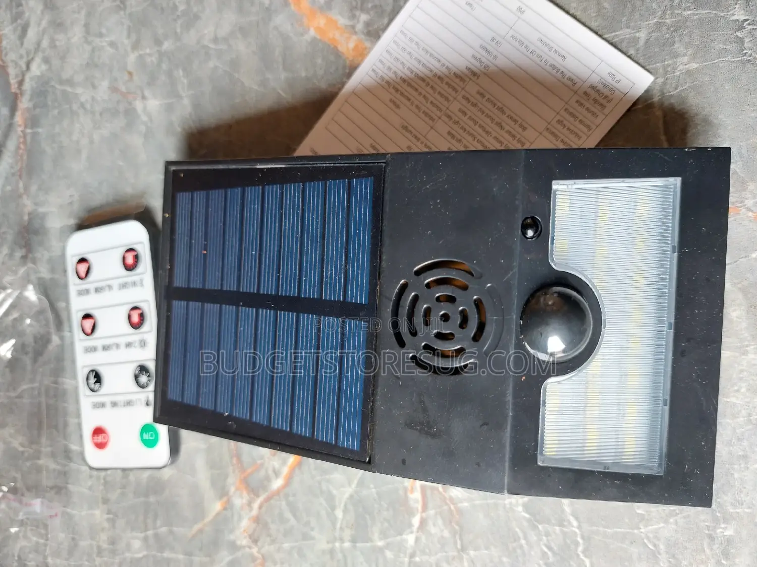 Motion Sensor Solar Alarm