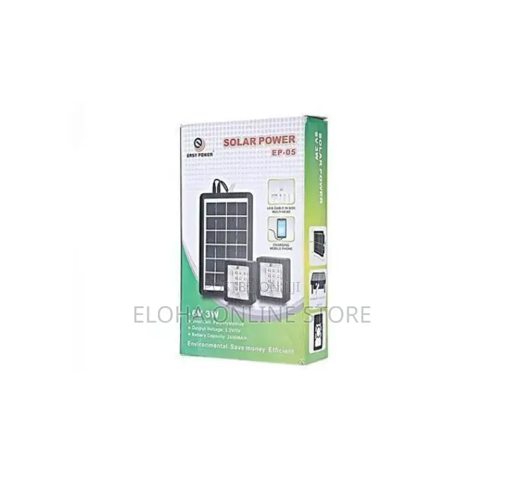 Mini Solar Lighting System With 2 Lights