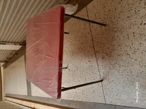 Orange,Blue,Red,White Heavy Plastic Table With Folding Legs