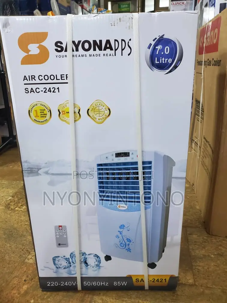 Sayona Electric Air Cooler With Timer and 7litres Water Tank