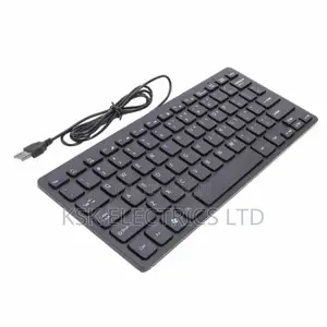  78 Keys Slim Wired USB Keyboard 4 Laptop Desktop
